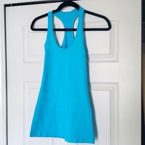 Lululemon, size 4, teal, racerback tank